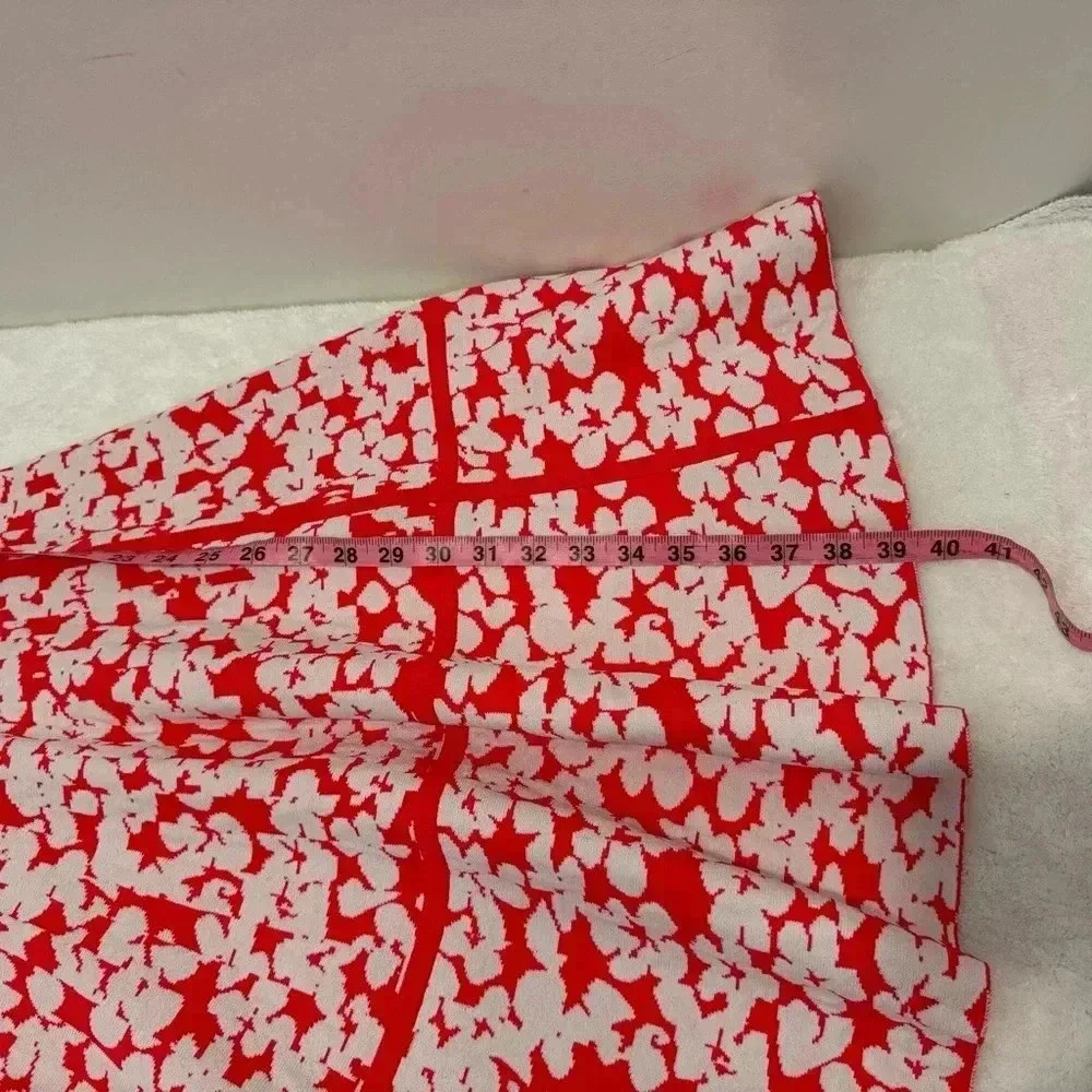 Kate Spade Floral Jacquard Knit Dress in Dive Right In Geranium Womens L - Picture 10 of 13